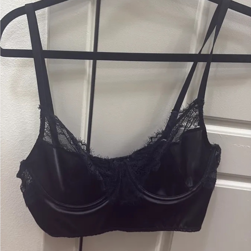 Fashion Nova Black Lace Chemise